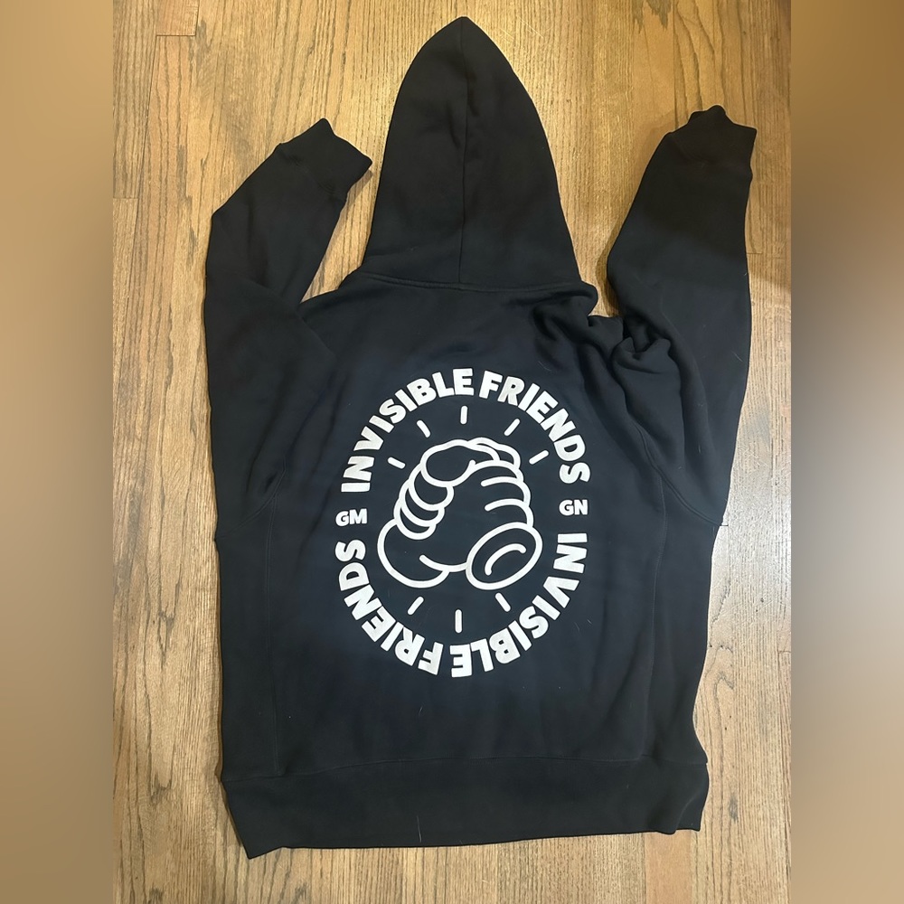 Invisible Friends Merch Hoodie-Random Character Collective-Size XL